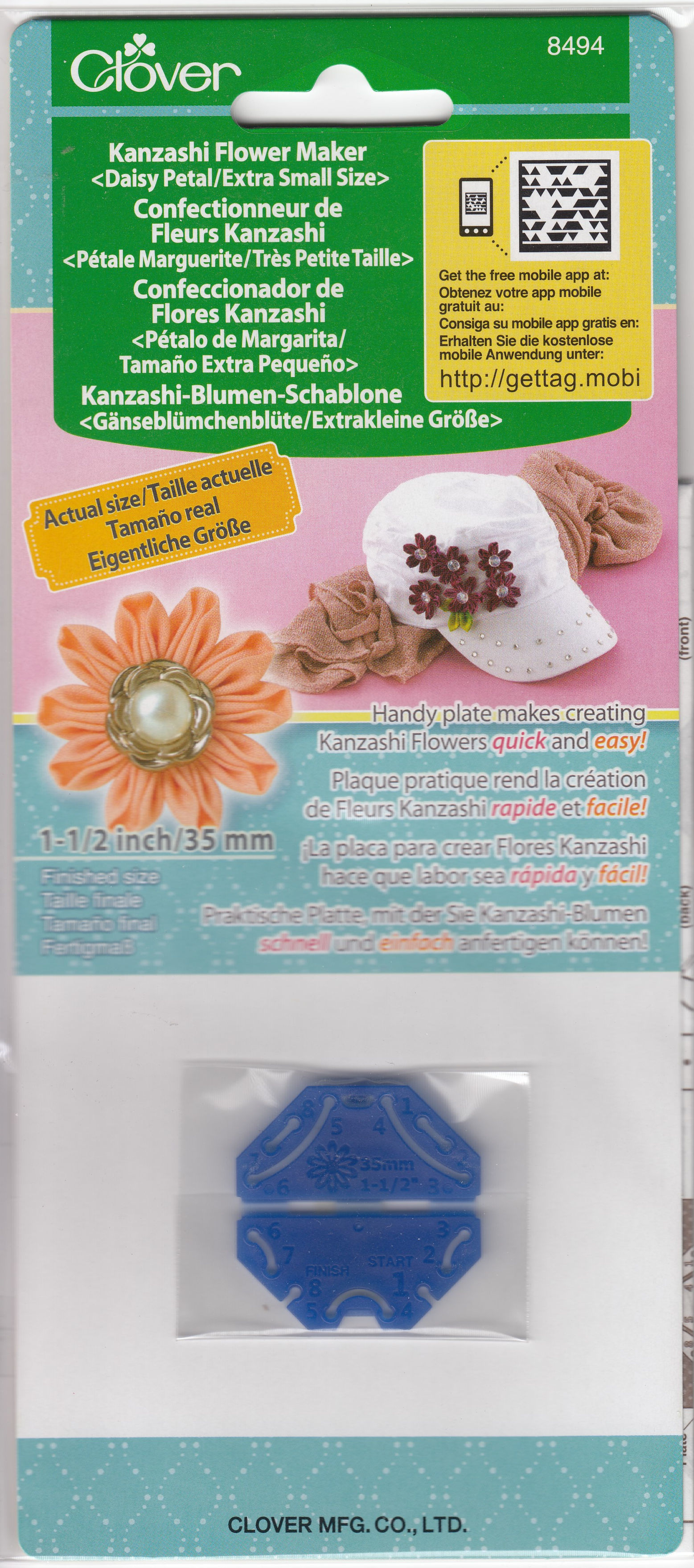 Clover Kanzashi Flower Maker Daisy Petal Extra Small Size 35mm Make Flowers Q Ebay