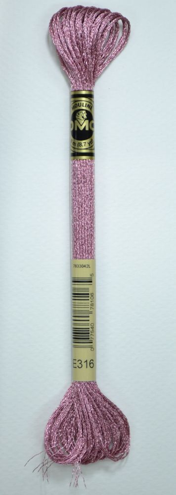 DMC Light Effects Thread METALLIC FLOSS, EMBROIDERY THREAD, 8m SKEIN, SELECT COL - Imagen 25 de 111