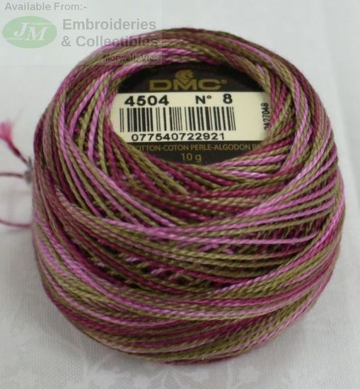 Variegated Embroidery Thread. Fine Perle 16 Aurora, variegated hand  embroidery thread