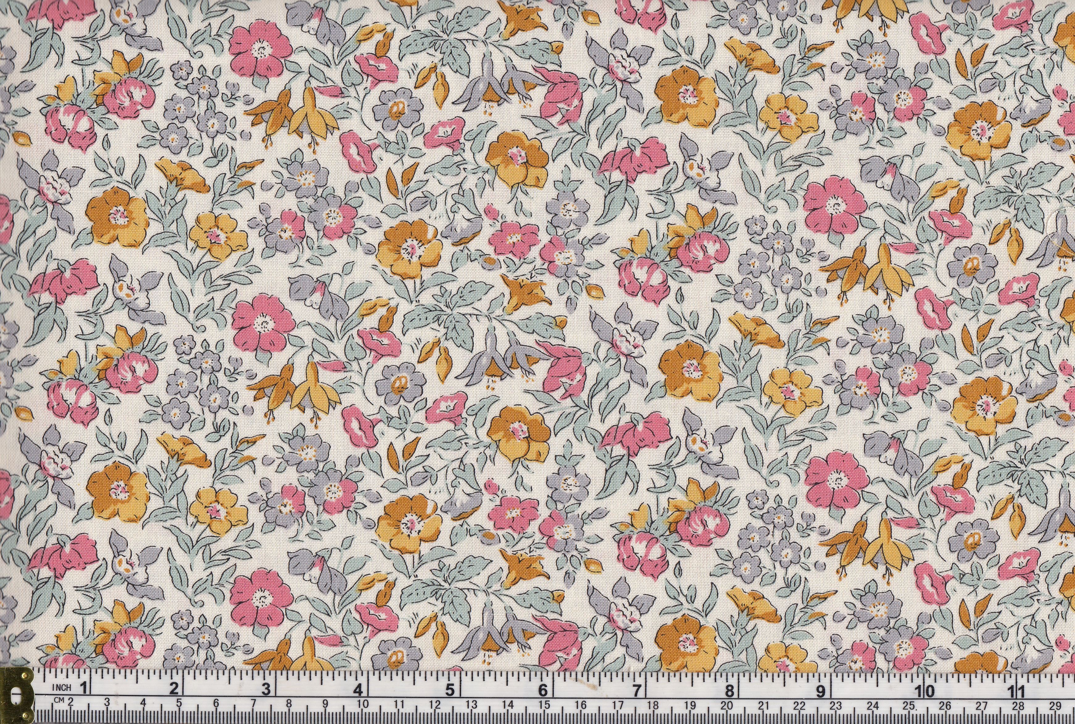 Liberty Fabrics English Garden 5601Y Mamie, 110cm wide per Metre