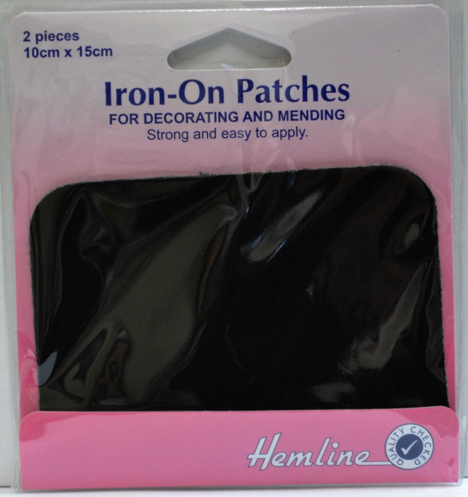 Hemline Iron-On Mending Patches Cotton Drill 2 Pieces 10cm x 15cm Strong & Easy - Foto 2 di 13