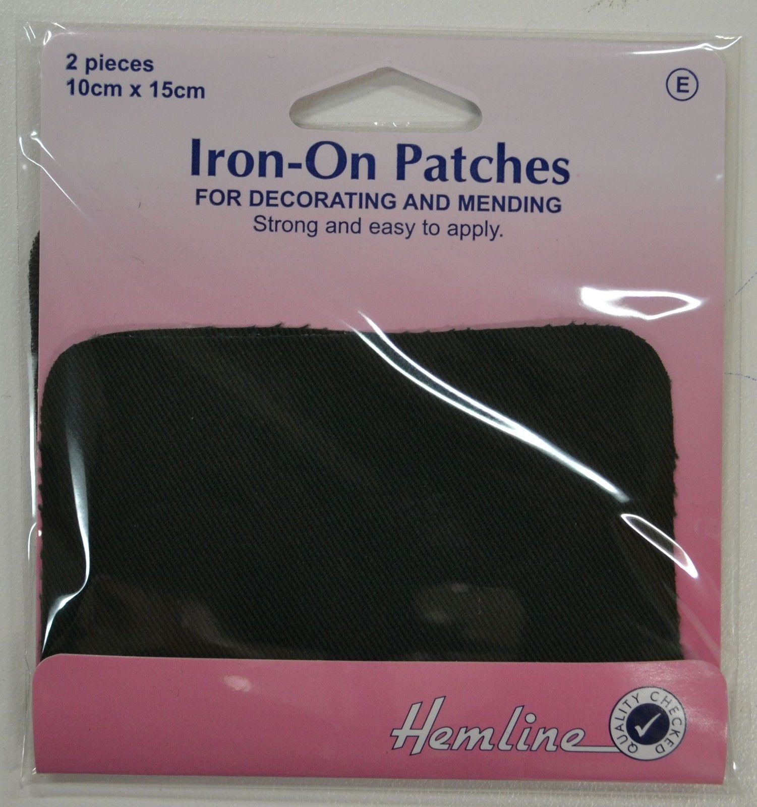 Hemline Iron-On Mending Patches Cotton Drill 2 Pieces 10cm x 15cm Strong & Easy - Foto 3 di 13