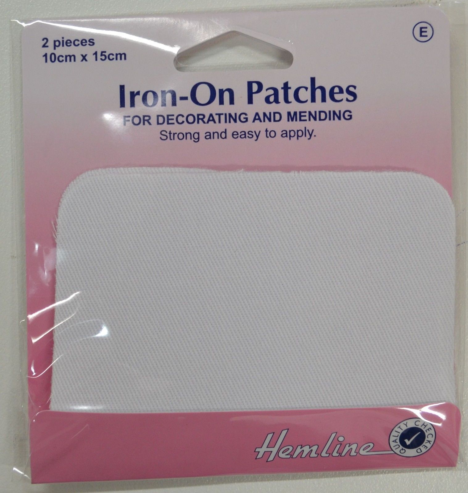 Hemline Iron-On Mending Patches Cotton Drill 2 Pieces 10cm x 15cm Strong & Easy - Foto 13 di 13