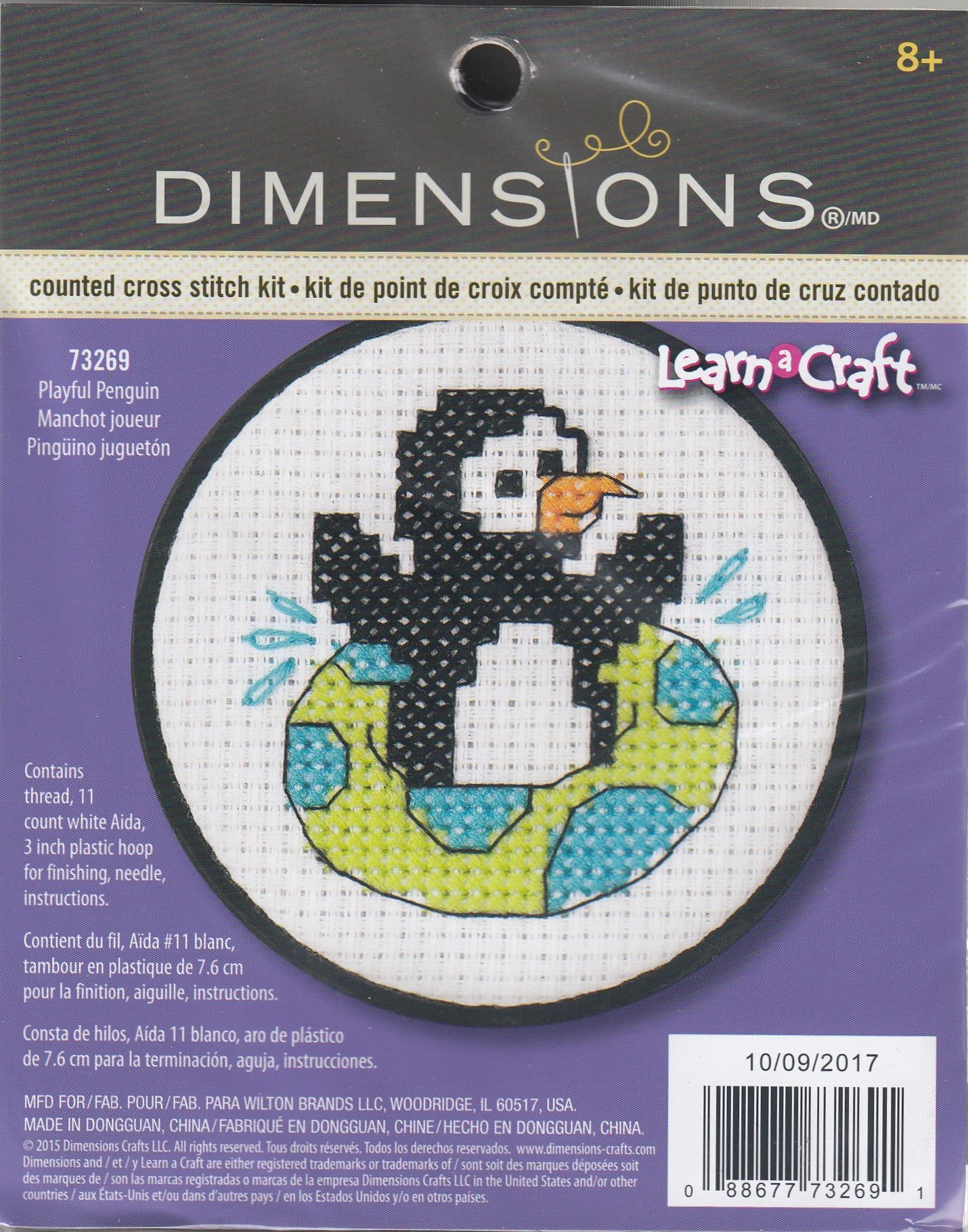 Dimensions Learn a Craft Penguin Cross Stitch Kit Dimensions Learn a Craft Penguin Cross Stitch Kit