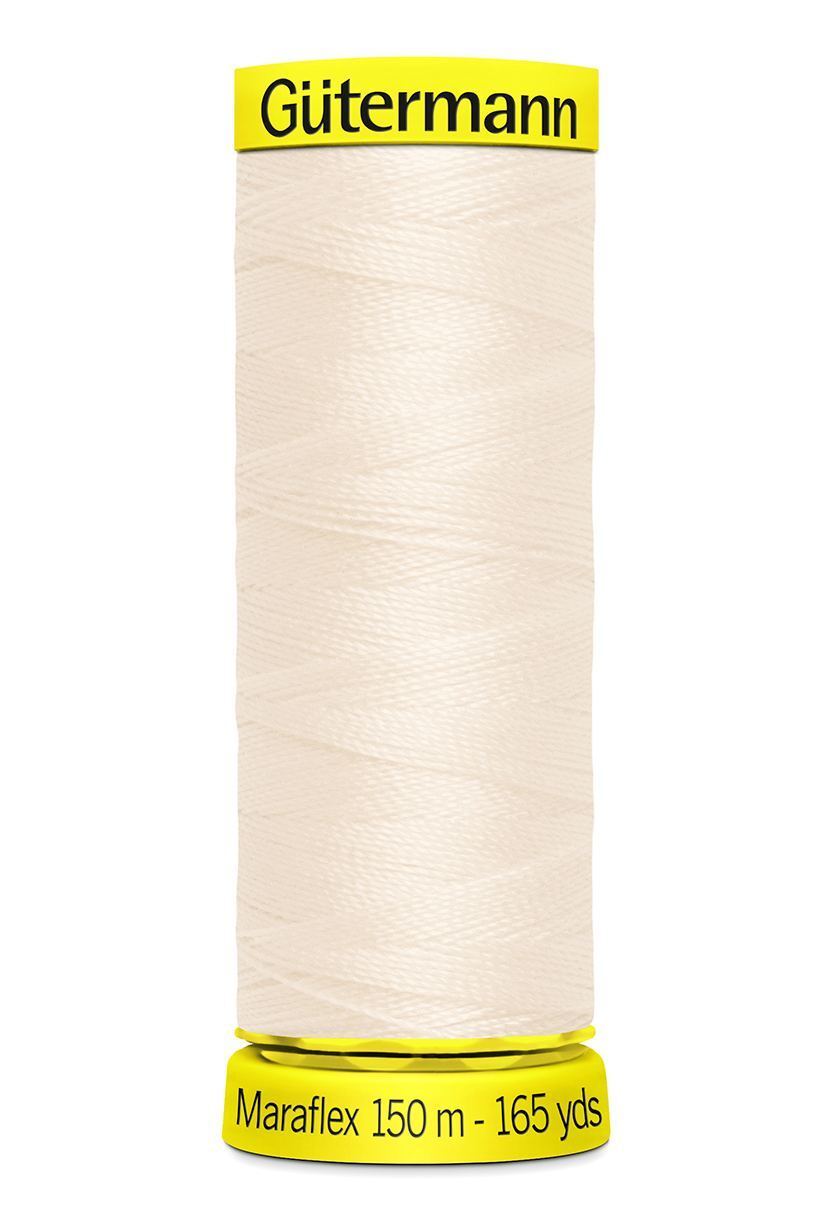 Gutermann Maraflex Elastic Thread 150m #802 ECRU