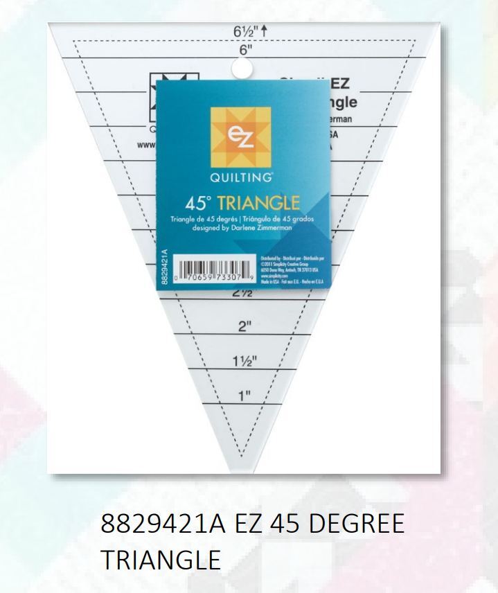 120 Degree Triangle Ruler 6.5 x 21.5