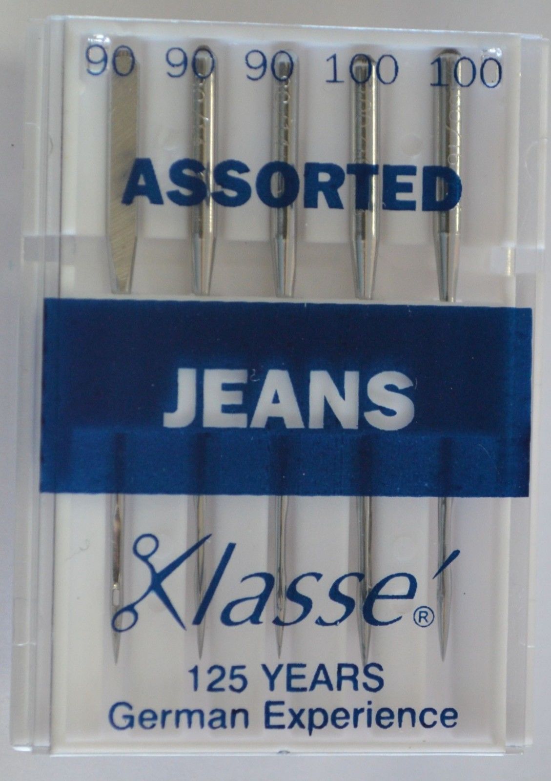 Hemline Assorted Jeans Machine Needle 5 Pack