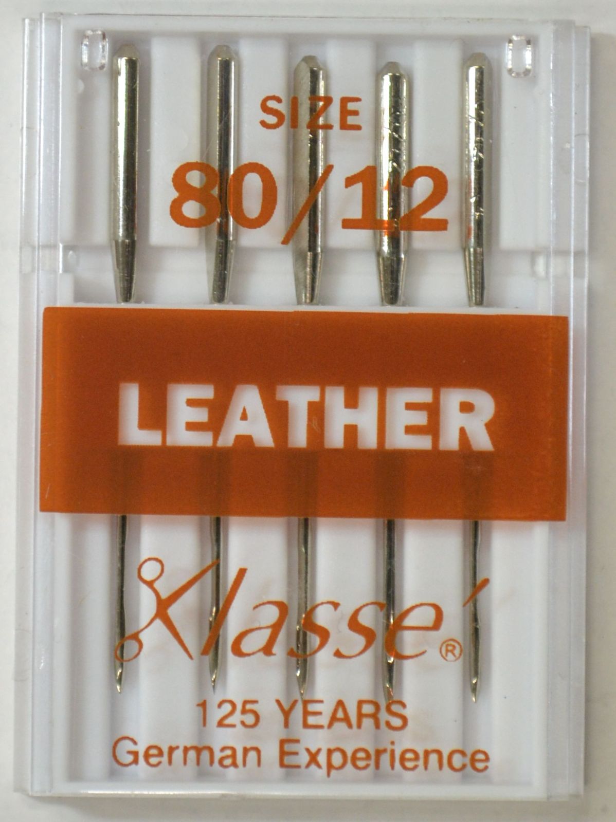 Klasse Sewing Machine Needles, SELF THREADING Size 80, Pack of 5 Needles