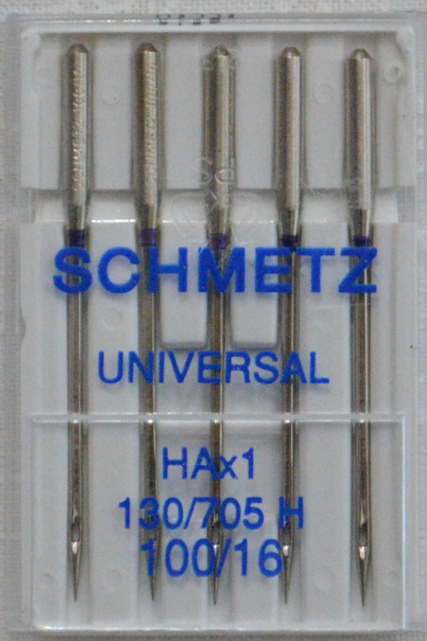 Schmetz Sewing Machine Needle, UNIVERSAL Size 100, 130/705 HAx1