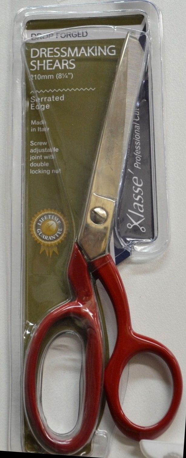 Scissors Dressmakers Shears Left-handed Serrated Edge 20cm 8in Italian  Forged Steel 