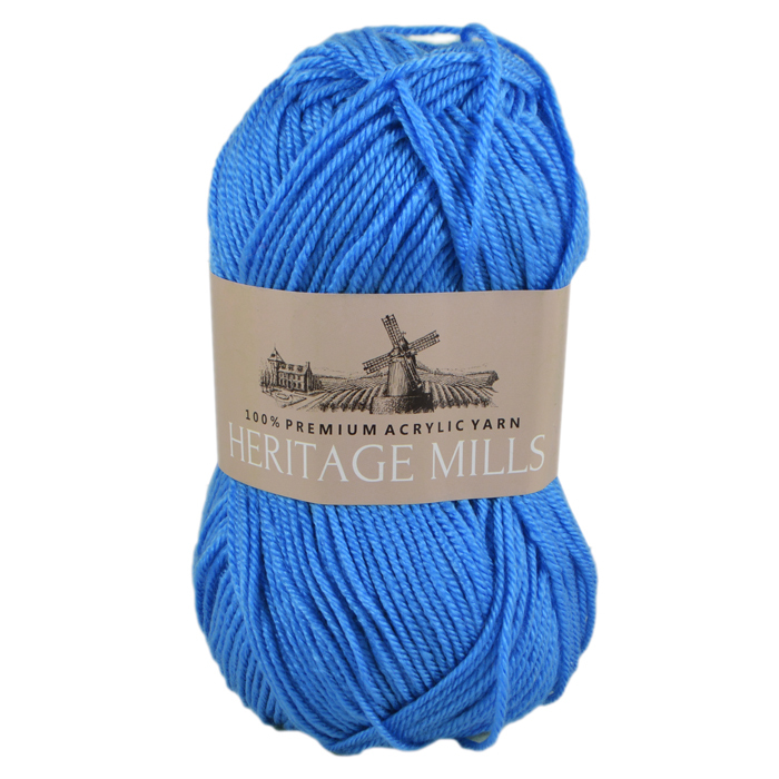 Heritage mills Supersoft Acrylic Knitting Yarn 8ply, 100g Ball, SKY BLUE