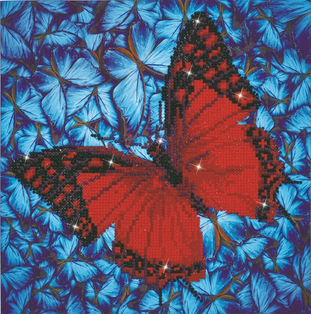 Diamond Dotz Embroidery Facet Art Kit, Intermediate Flutter by Red