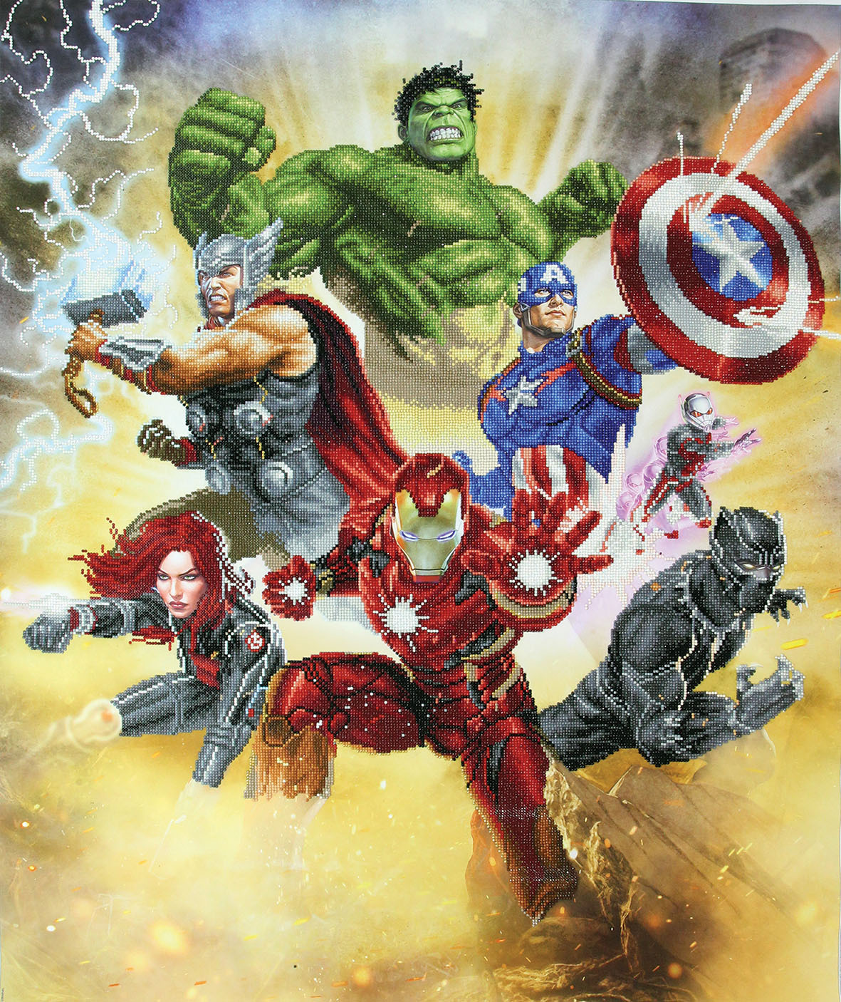 MARVEL AVENGERS ASSEMBLE 5D Multi Faceted Diamond Painting Kit by Diamond  Dotz