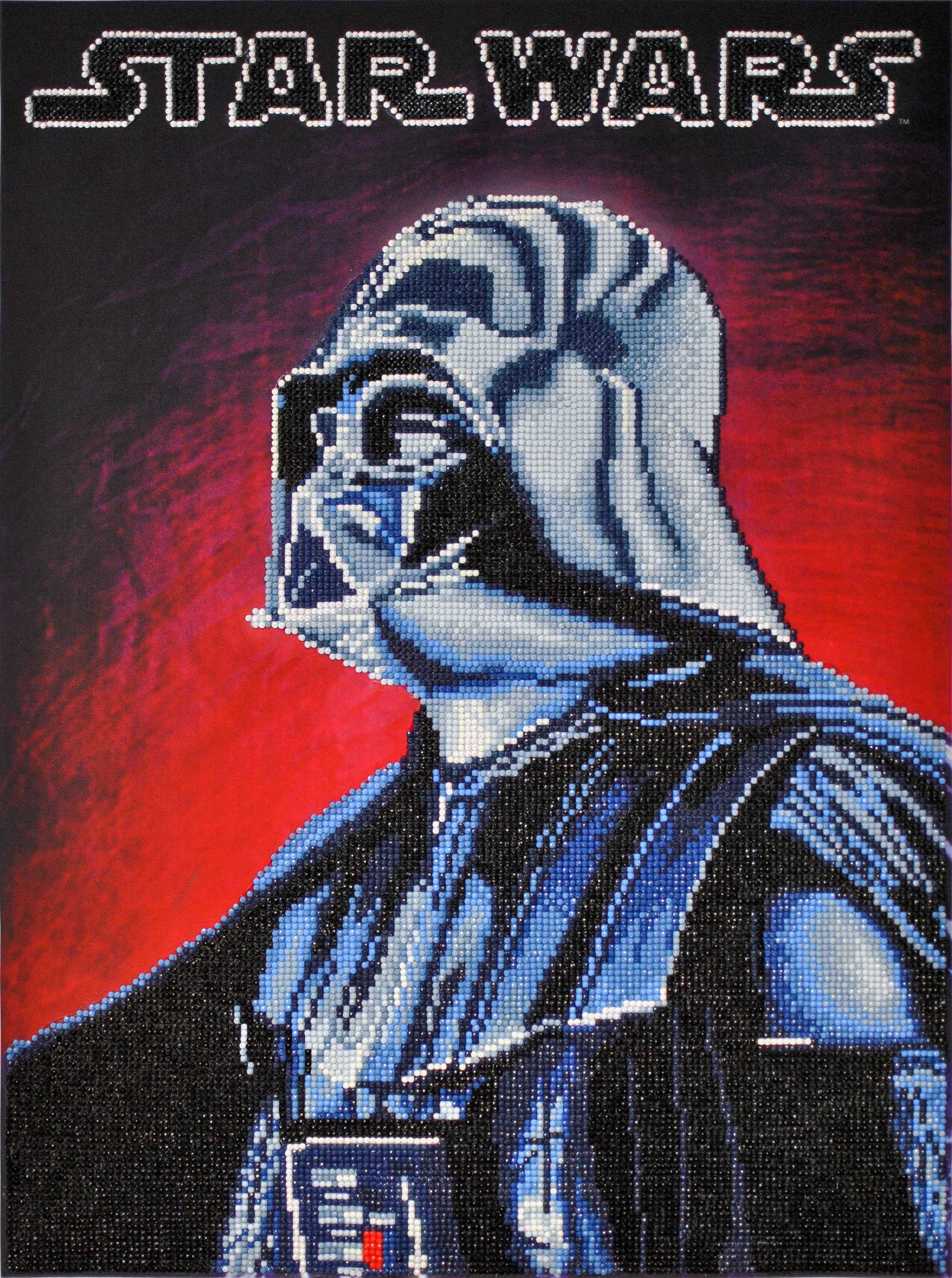 POSTER STOP ONLINE Star Wars Framed Movie Poster (Darth Vader ＆ Storm Troopers International) (Size 24 x 36)
