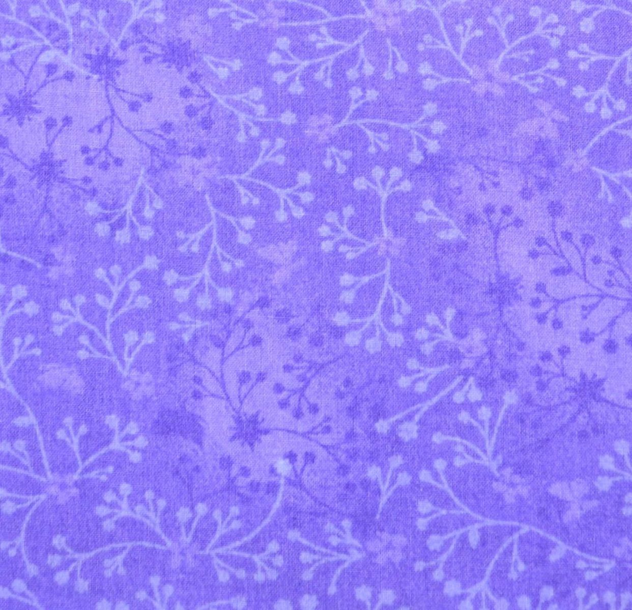 PURPLE 50cm Flutter Tone on Tone Cotton Blender Fabric