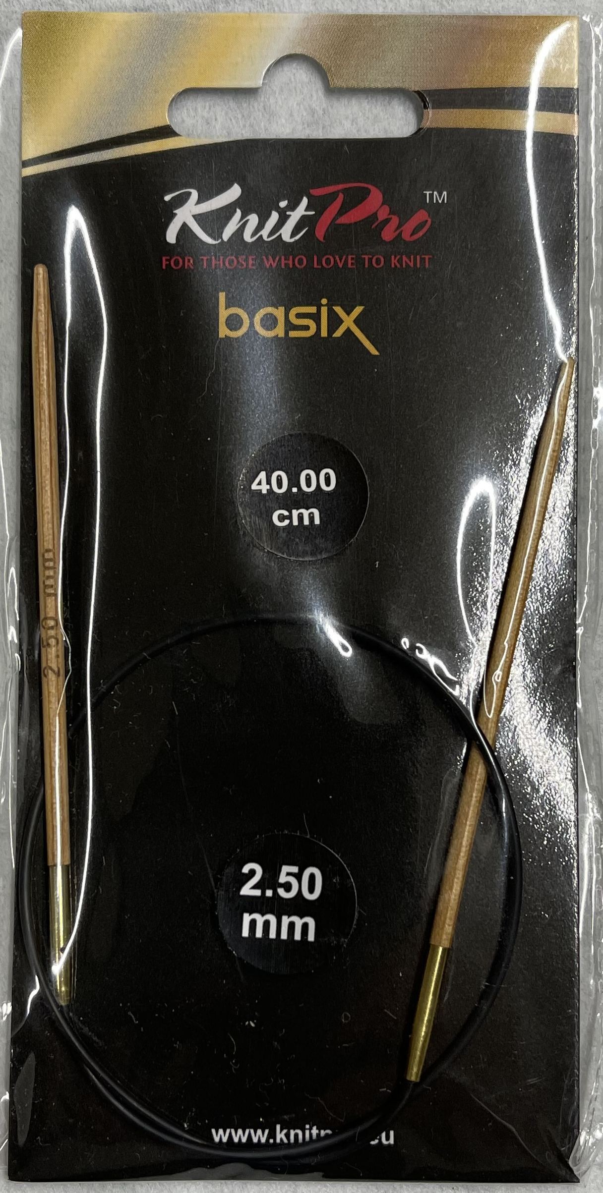 Knitpro 40cm Basix Birch Fixed Circular Knitting Needles - Picture 6 of 31