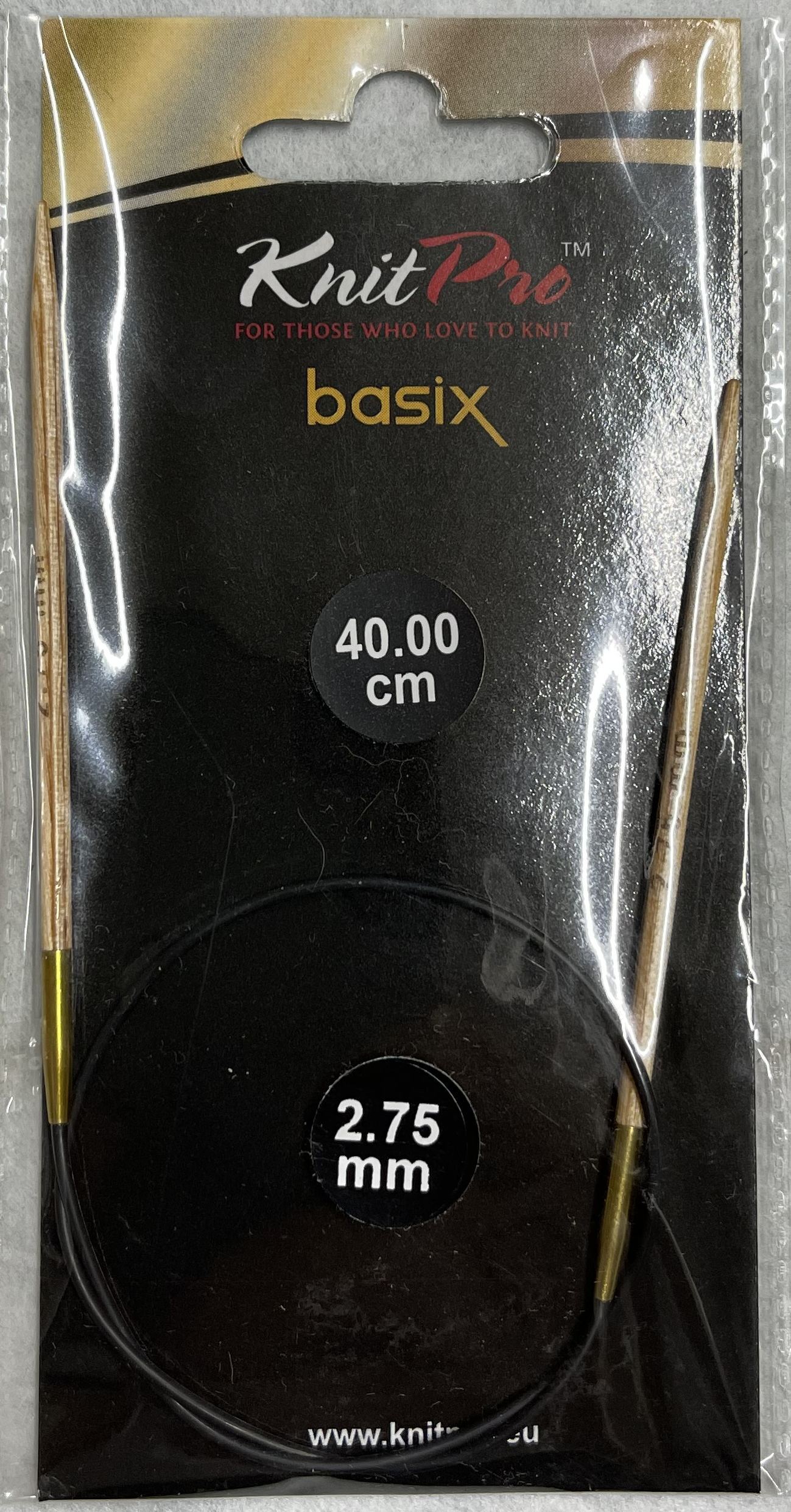 Knitpro 40cm Basix Birch Fixed Circular Knitting Needles - Picture 8 of 31