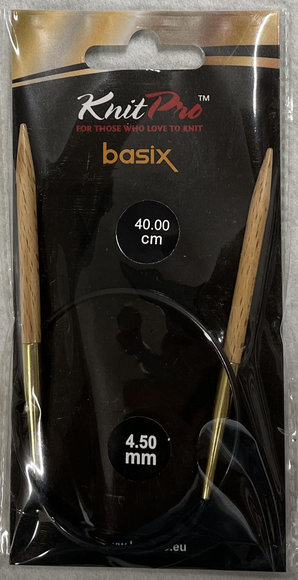 Knitpro 40cm Basix Birch Fixed Circular Knitting Needles - Picture 18 of 31