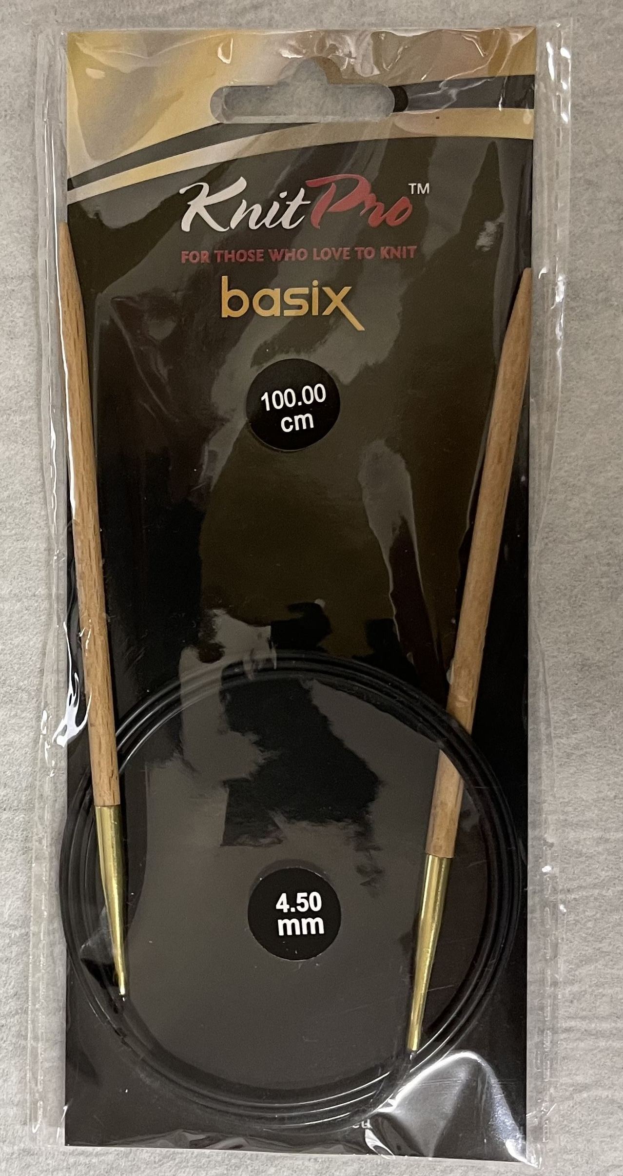 Knitpro 100cm Basix Birch Fixed Circular Knitting Needles - Picture 11 of 25