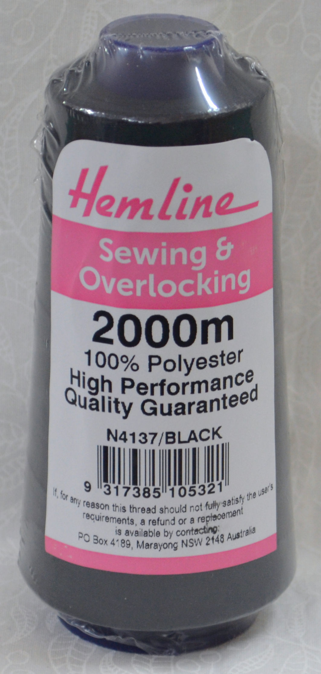 QA (Hemline) 2000m Overlocker Thread, Sewing Thread, Per Cone, Select Colour - Imagen 4 de 35