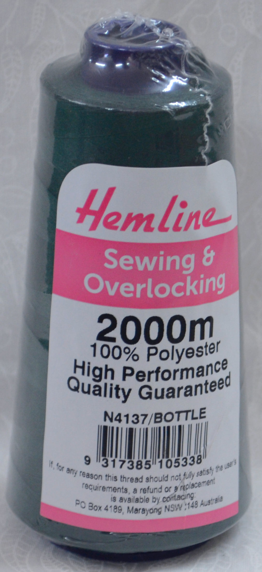 QA (Hemline) 2000m Overlocker Thread, Sewing Thread, Per Cone, Select Colour - Imagen 6 de 35
