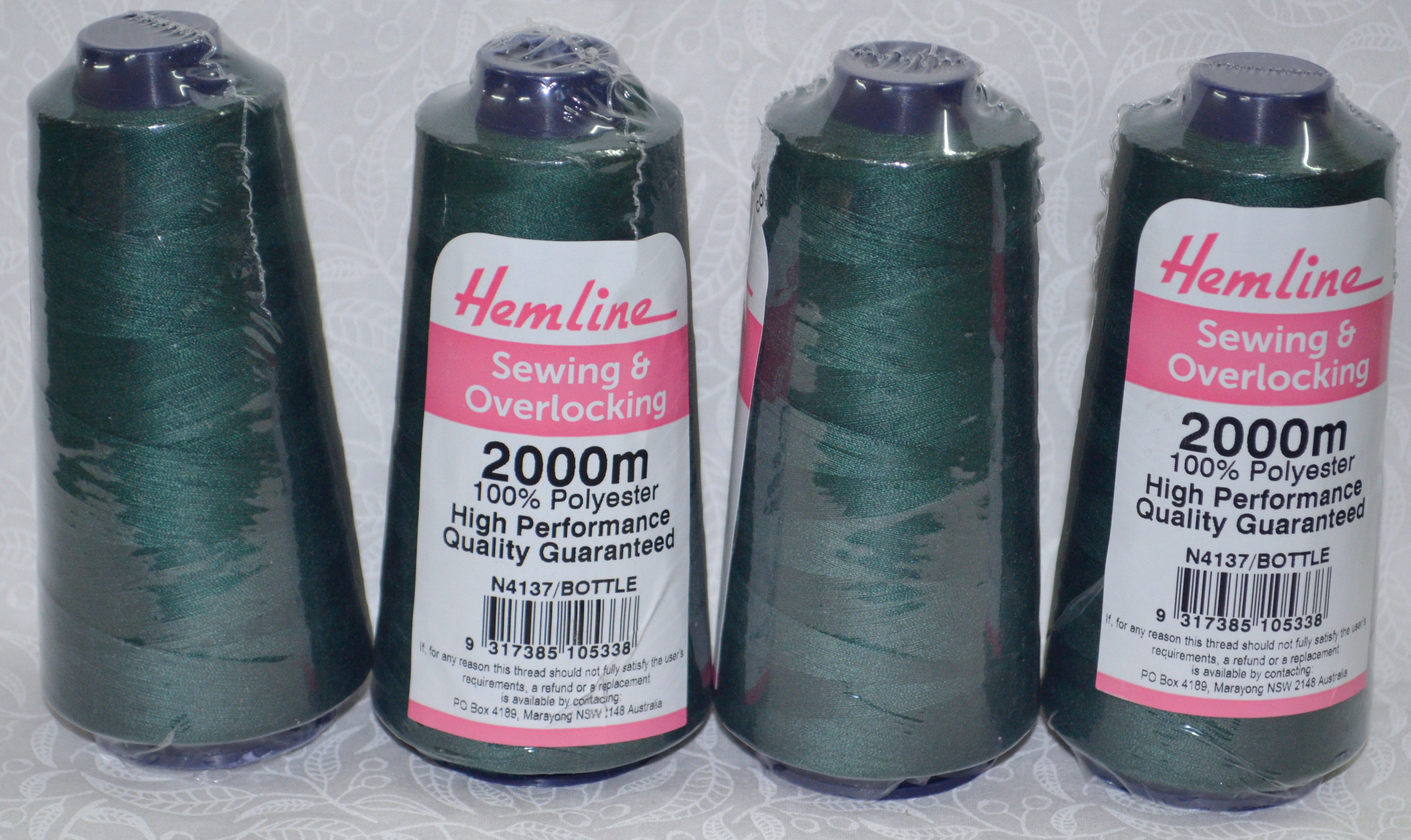 4 Spools QA (Hemline) 2000m Overlocker Sewing Thread, Choose Colour, Full Range - Picture 29 of 161