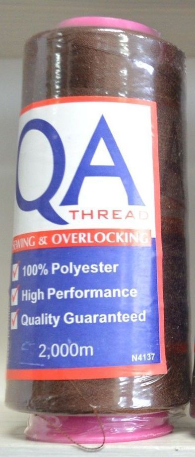 QA (Hemline) 2000m Overlocker Thread, Sewing Thread, Per Cone, Select Colour - Imagen 12 de 35