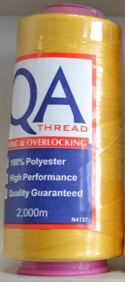 QA (Hemline) 2000m Overlocker Thread, Sewing Thread, Per Cone, Select Colour - Imagen 14 de 35