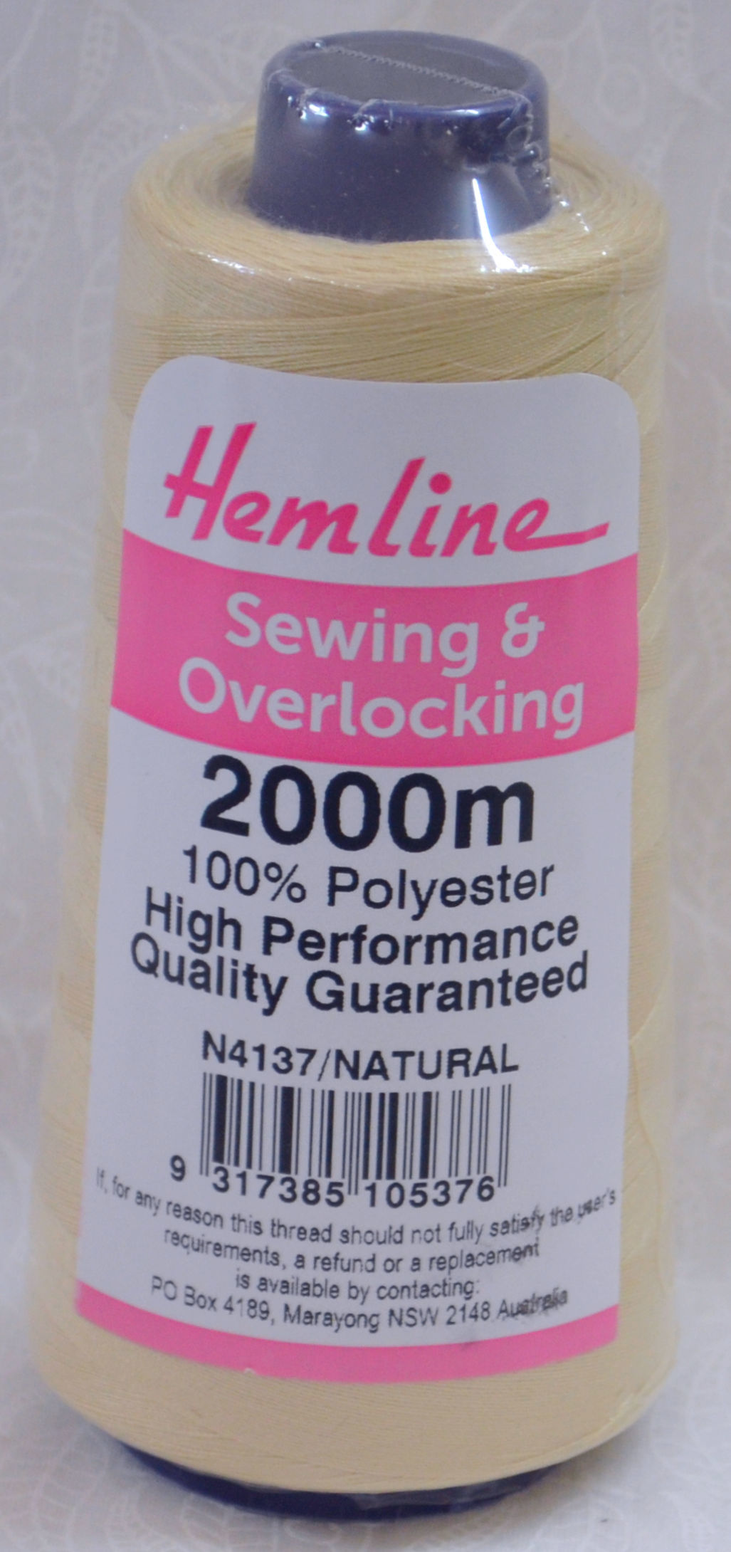 QA (Hemline) 2000m Overlocker Thread, Sewing Thread, Per Cone, Select Colour - Imagen 20 de 35