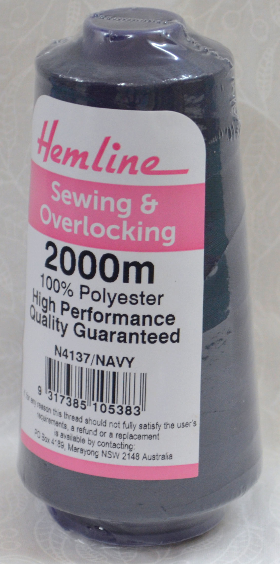 QA (Hemline) 2000m Overlocker Thread, Sewing Thread, Per Cone, Select Colour - Imagen 21 de 35