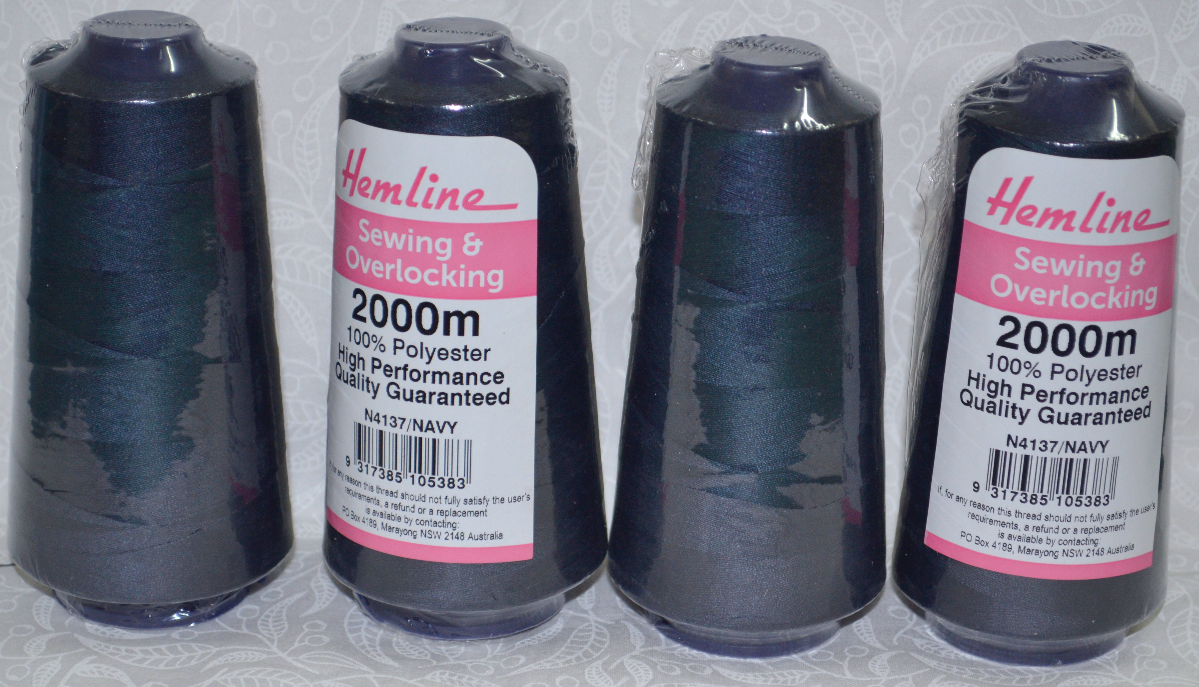 4 Spools QA (Hemline) 2000m Overlocker Sewing Thread, Choose Colour, Full Range - Picture 78 of 161