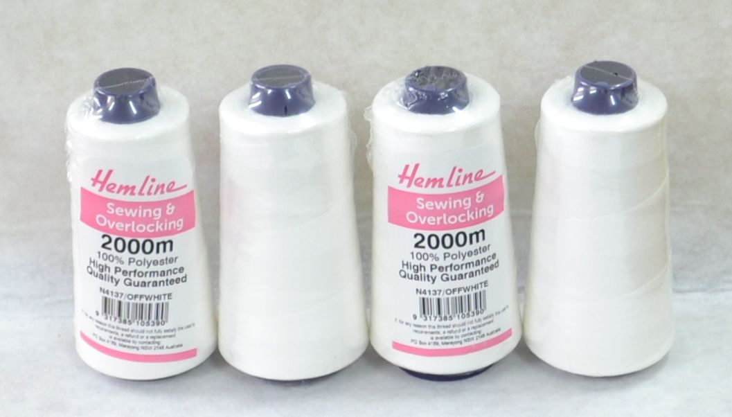4 Spools QA (Hemline) 2000m Overlocker Sewing Thread, Choose Colour, Full Range - Picture 85 of 161