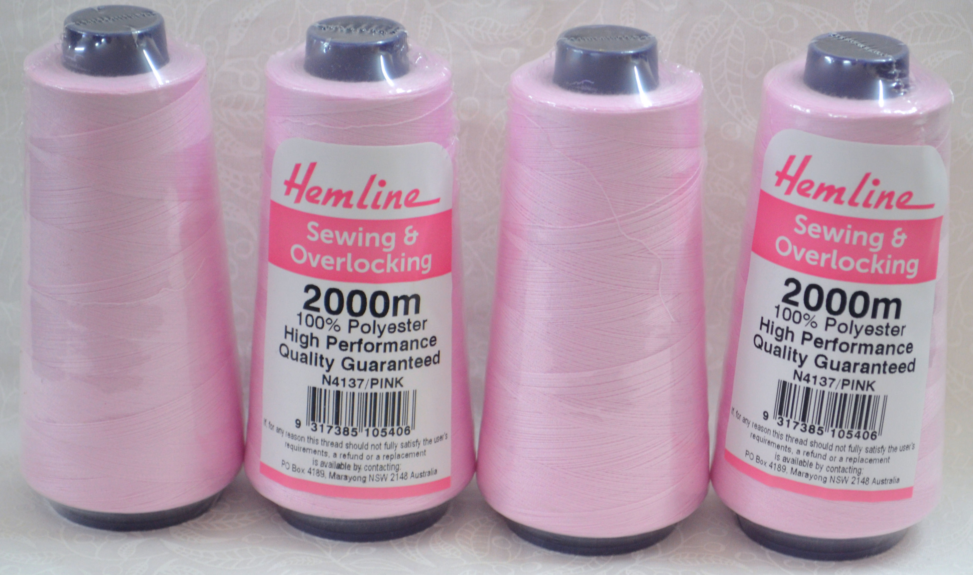 4 Spools QA (Hemline) 2000m Overlocker Sewing Thread, Choose Colour, Full Range - Picture 99 of 161