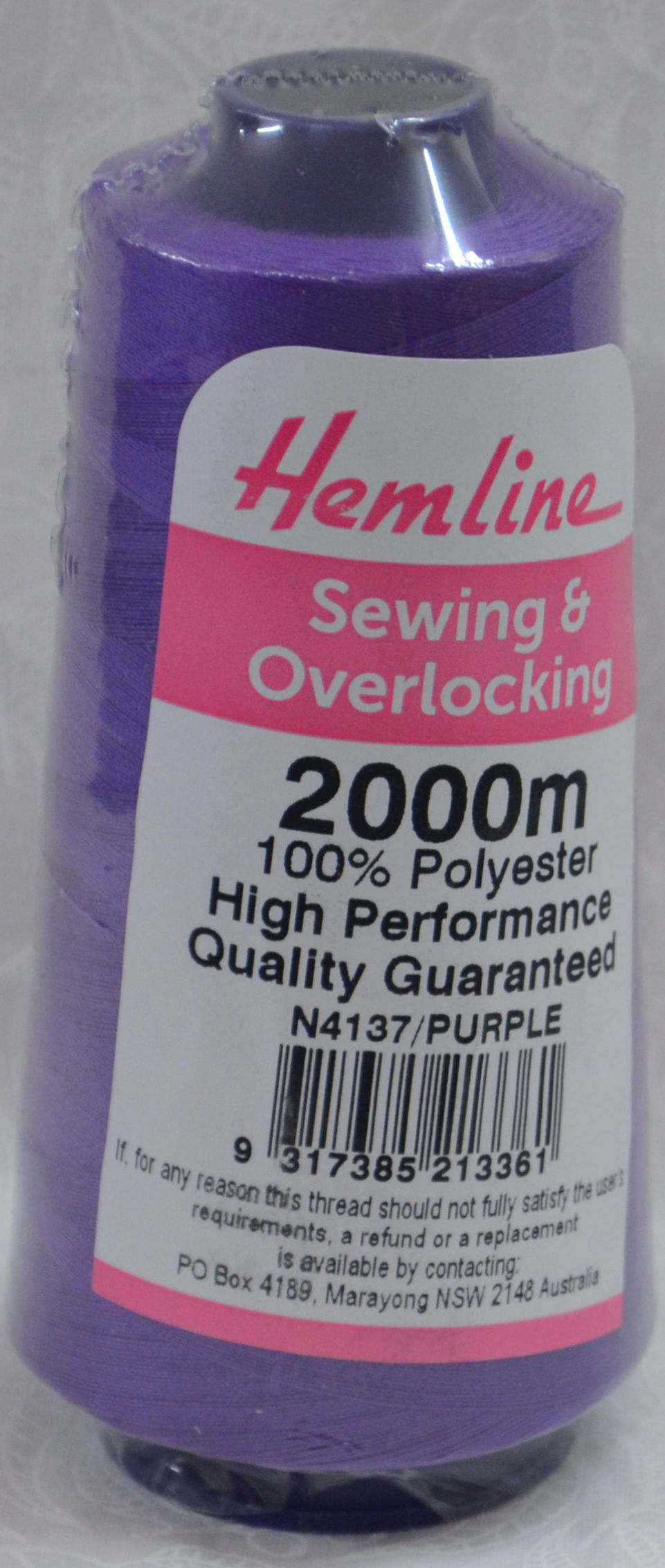 QA (Hemline) 2000m Overlocker Thread, Sewing Thread, Per Cone, Select Colour - Imagen 27 de 35