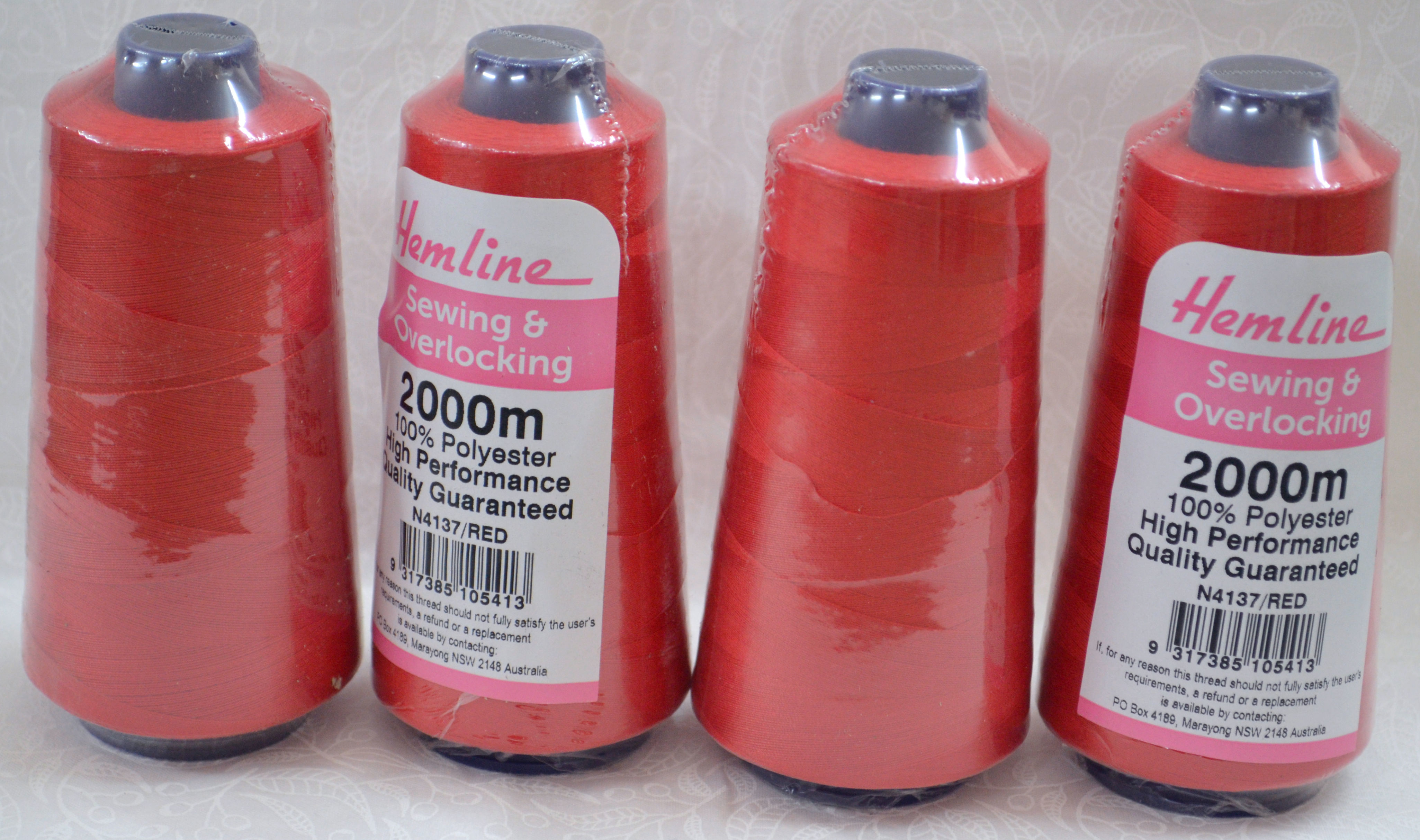 4 Spools QA (Hemline) 2000m Overlocker Sewing Thread, Choose Colour, Full Range - Picture 113 of 161