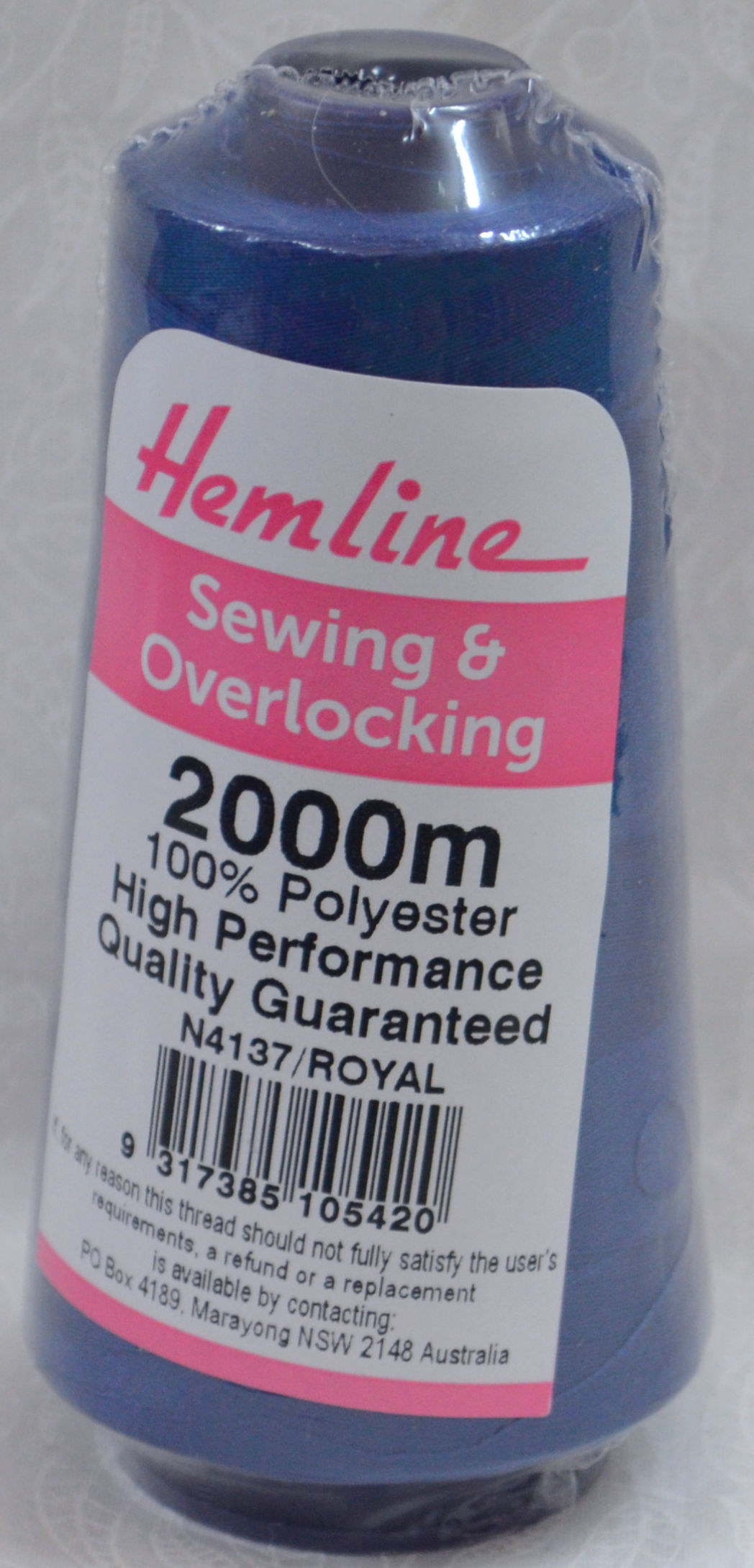 QA (Hemline) 2000m Overlocker Thread, Sewing Thread, Per Cone, Select Colour - Imagen 31 de 35