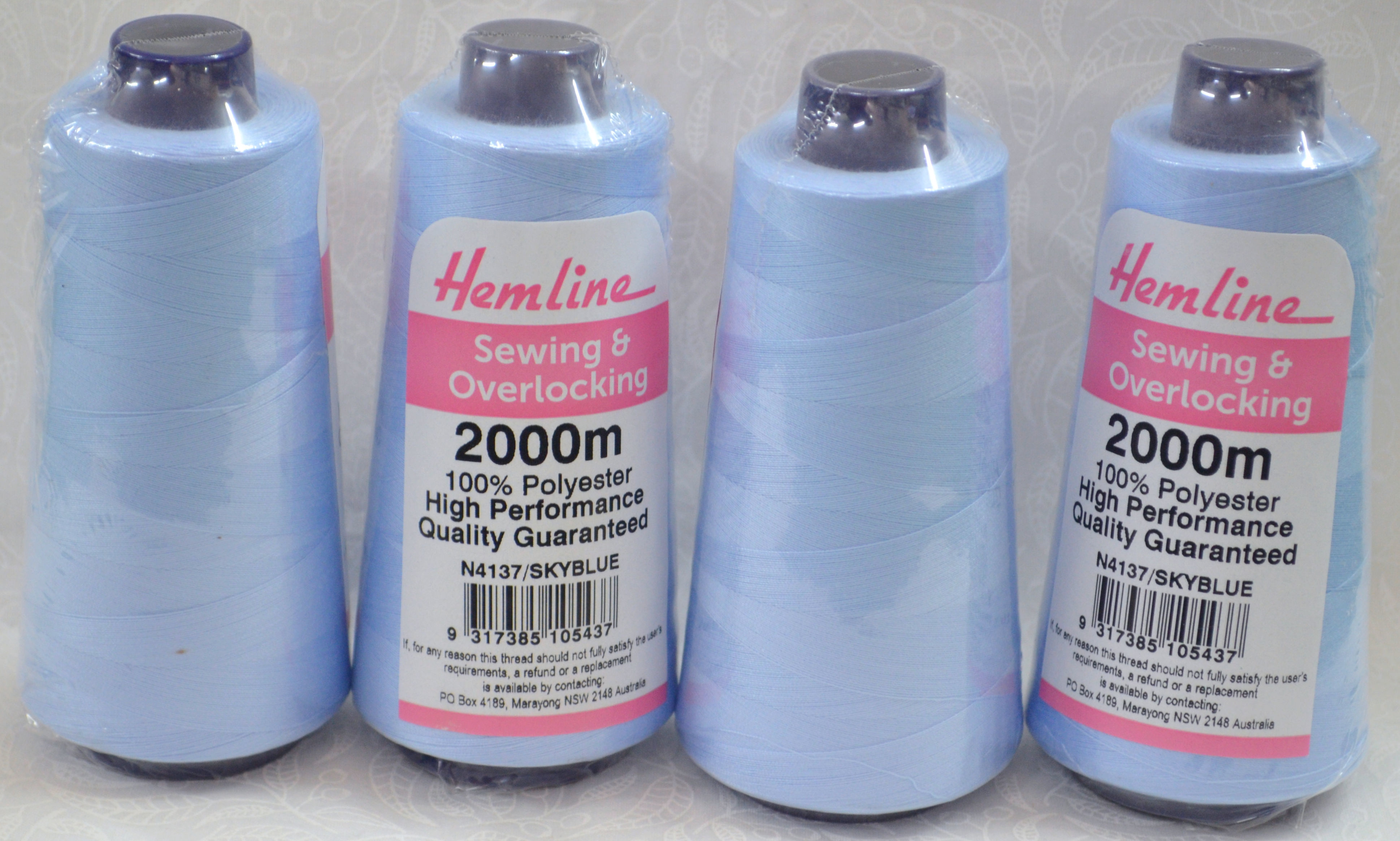 4 Spools QA (Hemline) 2000m Overlocker Sewing Thread, Choose Colour, Full Range - Picture 127 of 161
