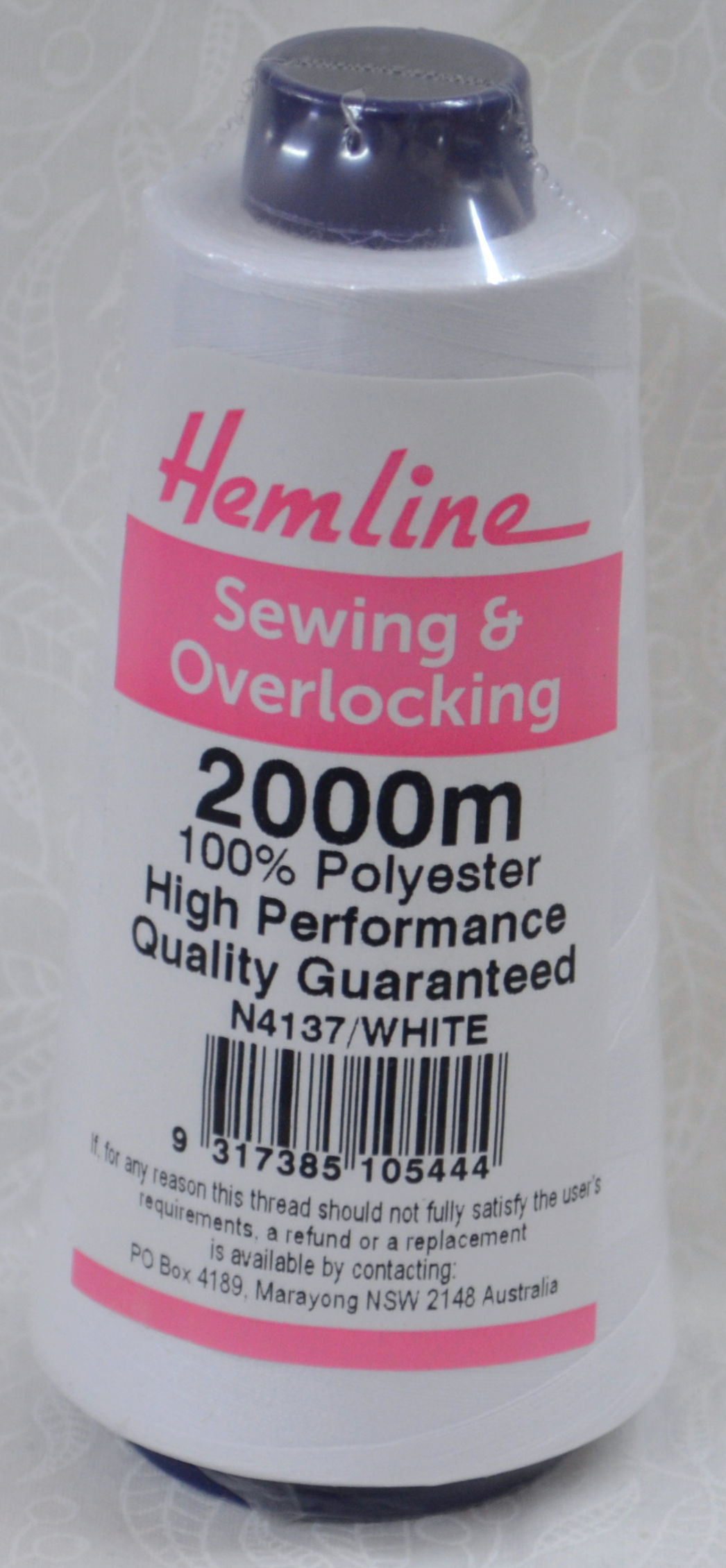QA (Hemline) 2000m Overlocker Thread, Sewing Thread, Per Cone, Select Colour - Imagen 34 de 35