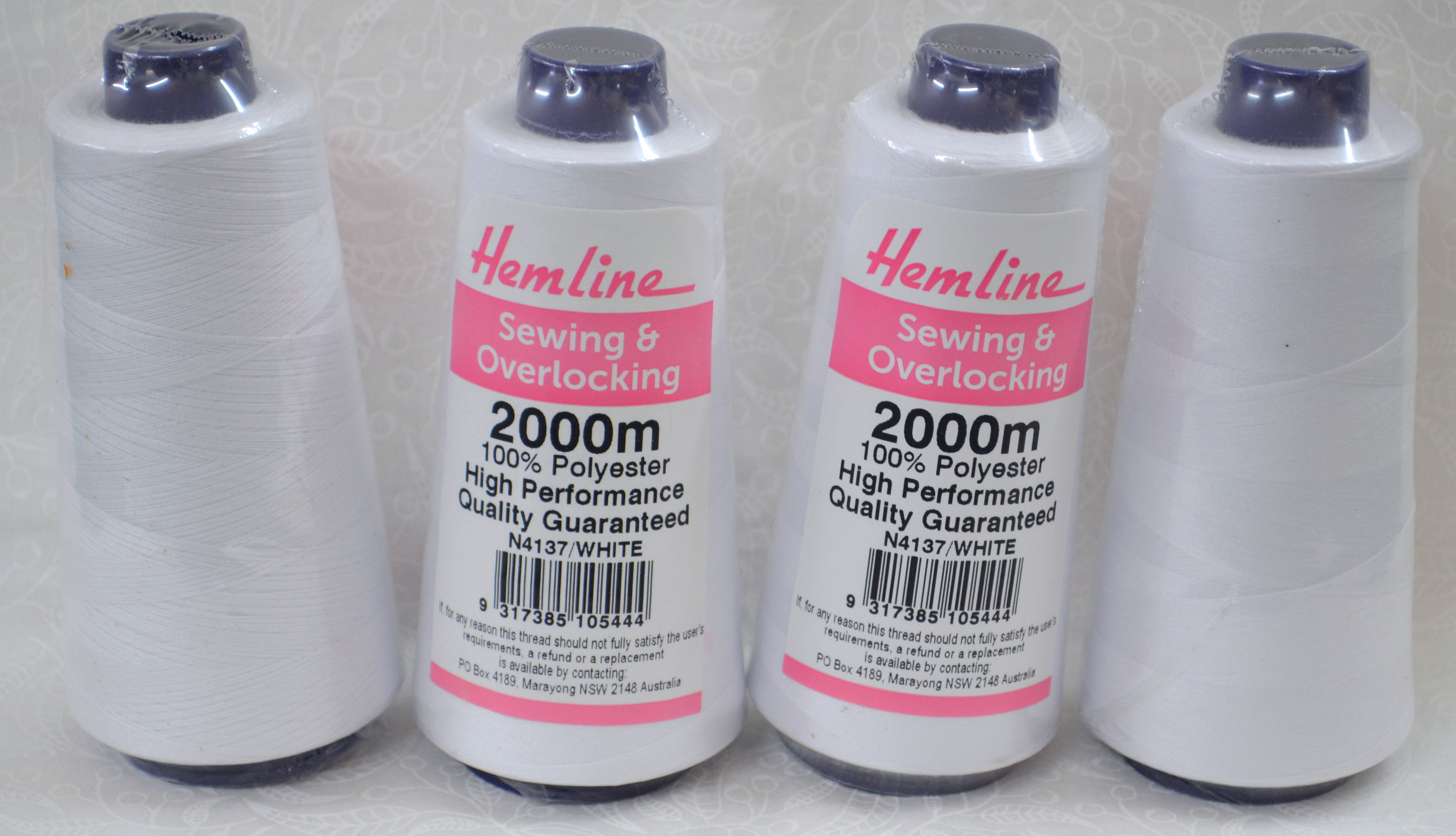 4 Spools QA (Hemline) 2000m Overlocker Sewing Thread, Choose Colour, Full Range - Picture 141 of 161
