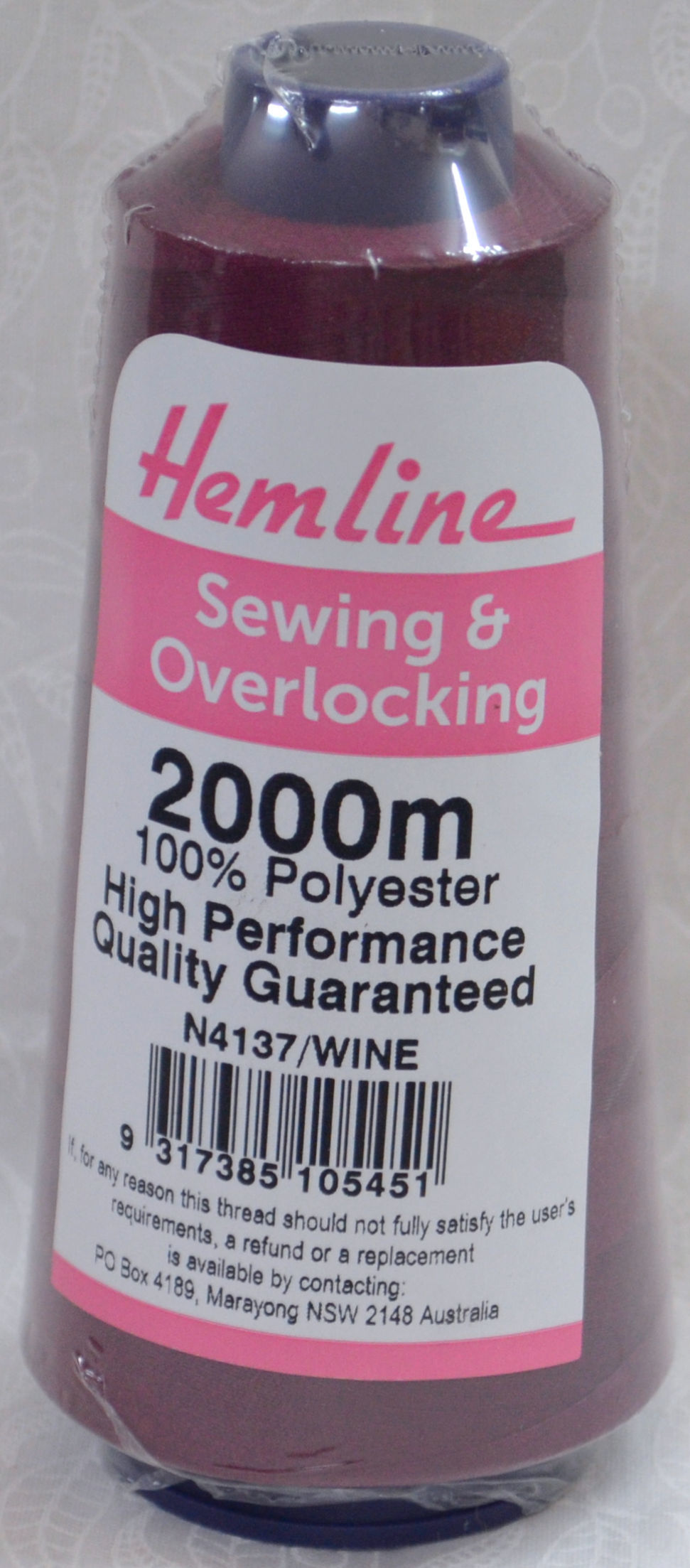 QA (Hemline) 2000m Overlocker Thread, Sewing Thread, Per Cone, Select Colour - Imagen 35 de 35