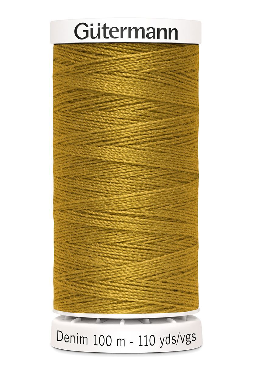 Gutermann Denim Sewing Thread Gold One Size