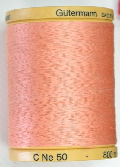 Gutermann 100% Natural Cotton Thread 1 x 800 metre Spool, Select Colour - Picture 3 of 43