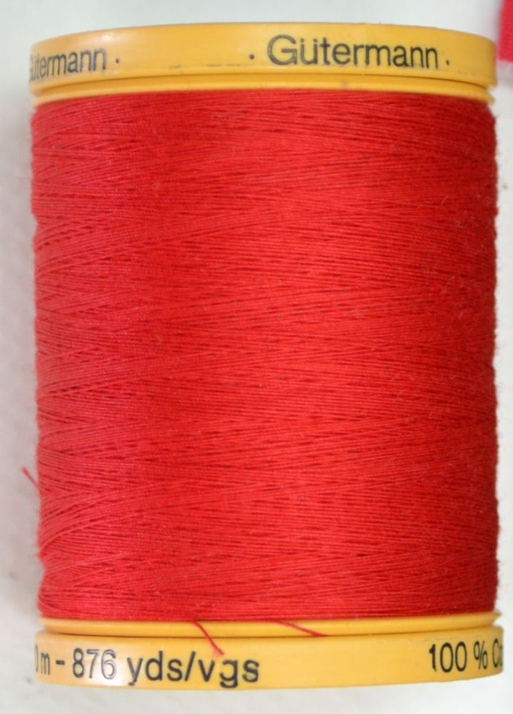 Gutermann 100% Natural Cotton Thread 1 x 800 metre Spool, Select Colour - Picture 4 of 43