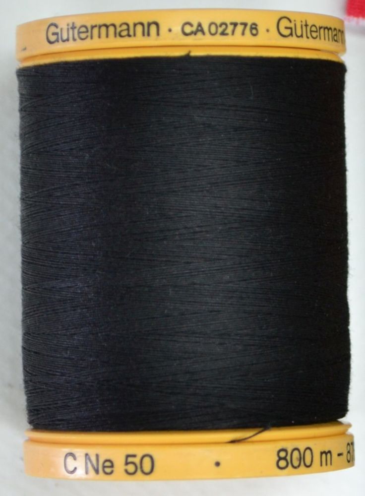 Gutermann 100% Natural Cotton Thread 1 x 800 metre Spool, Select Colour - Picture 12 of 43