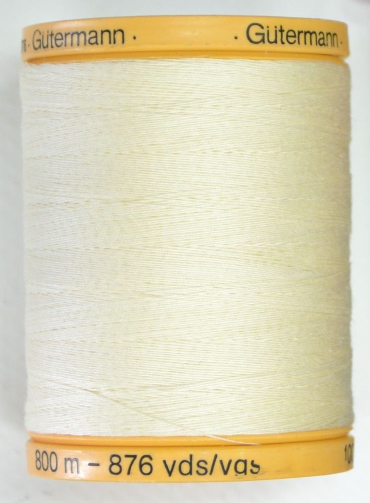 Gutermann 100% Natural Cotton Thread 1 x 800 metre Spool, Select Colour - Picture 31 of 43