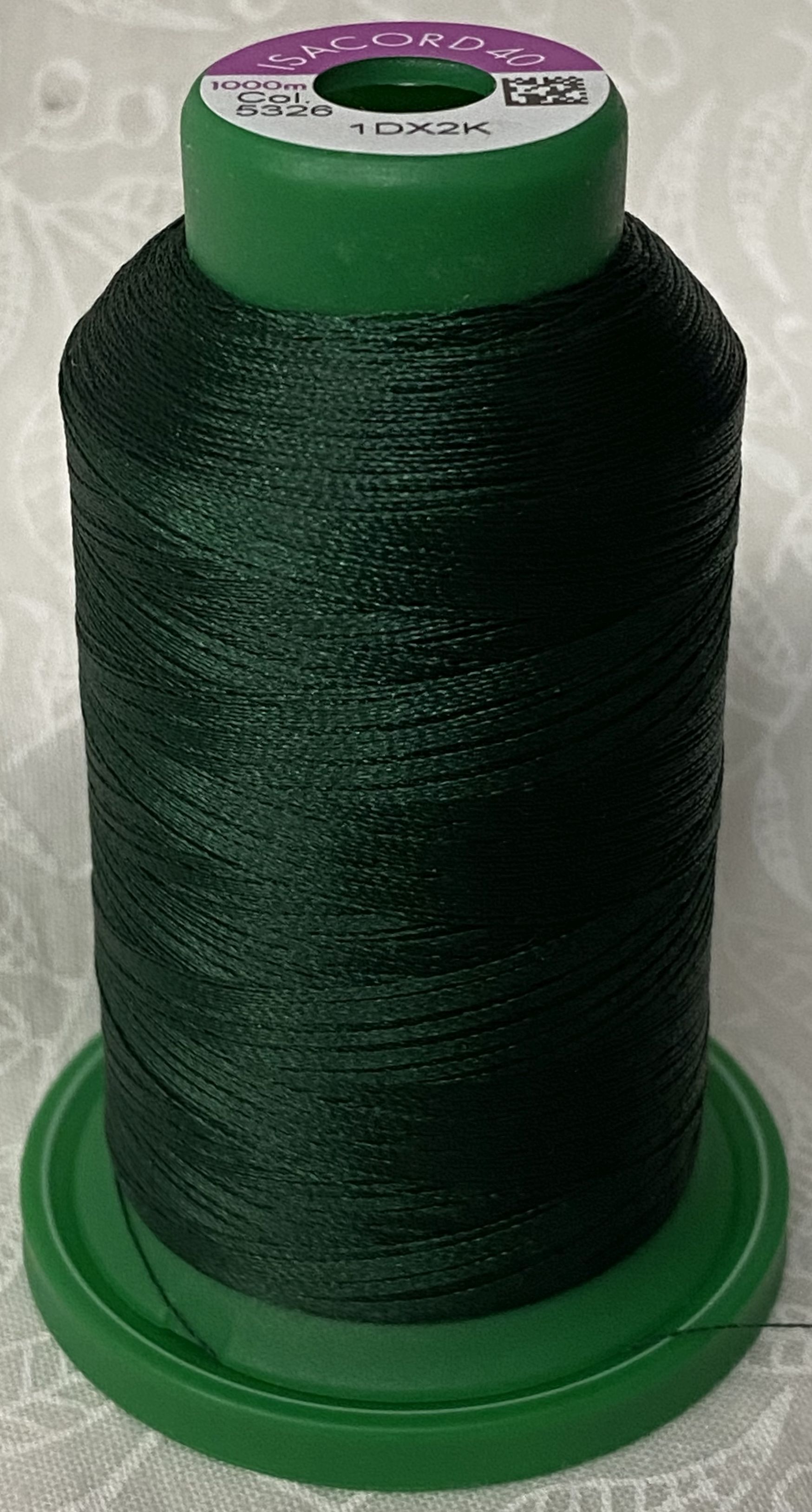 Isacord 1000M Polyester Bottle Green Thread