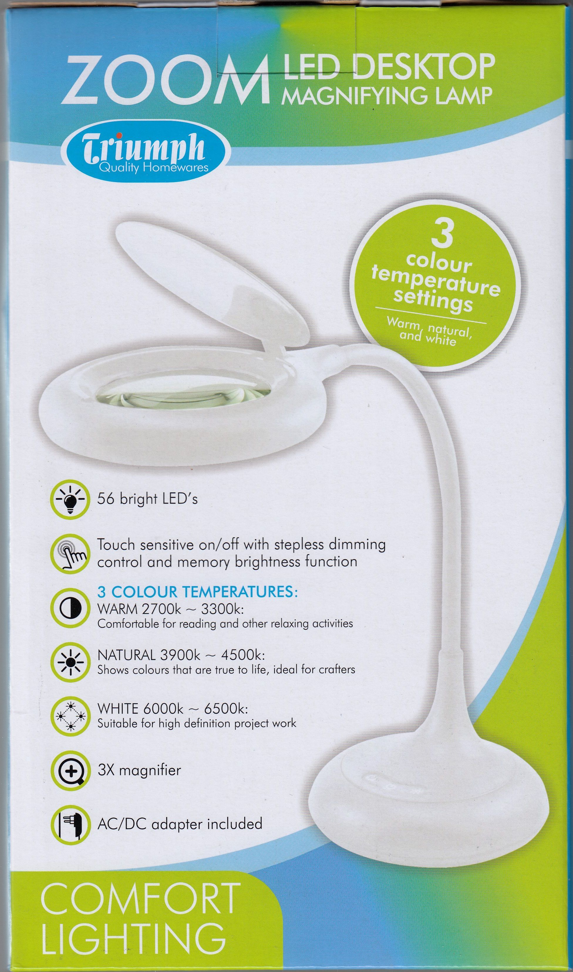 Triumph led desktop magnifying lamp 2025