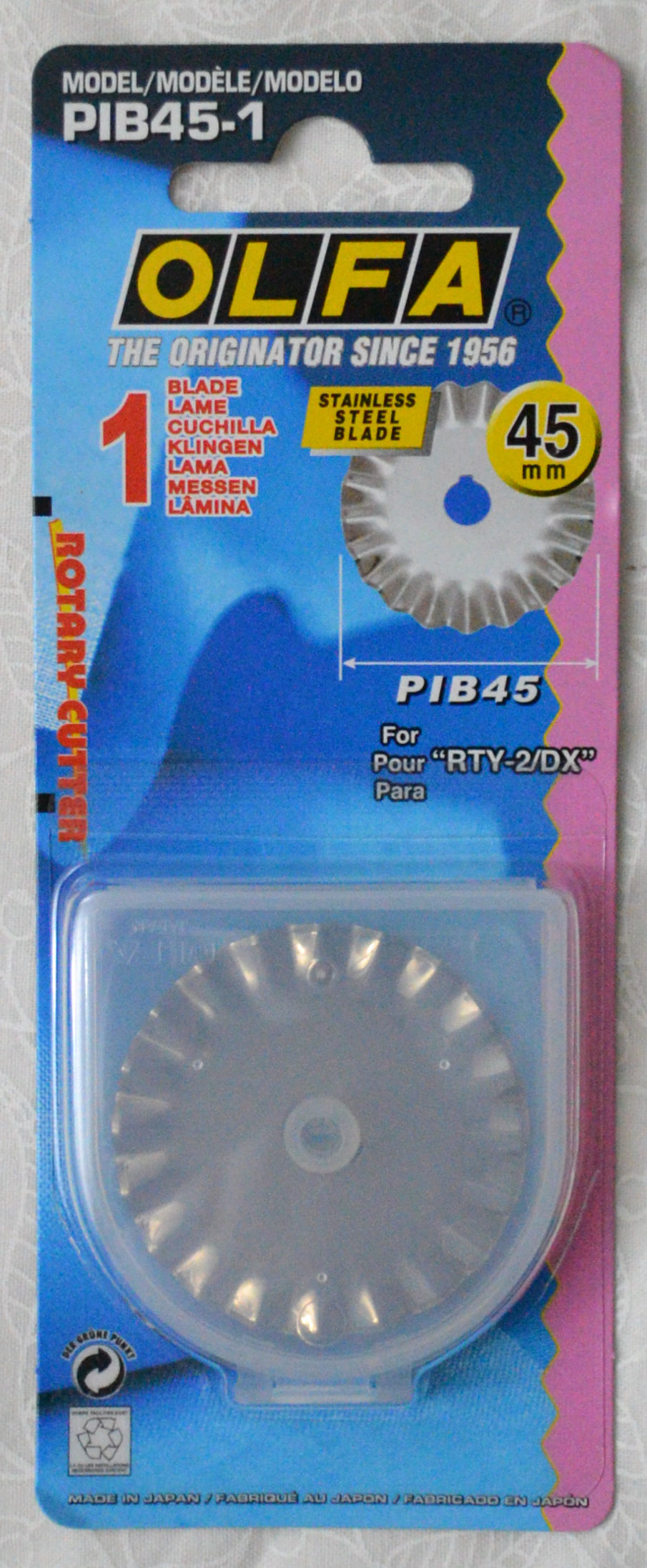 Olfa 45mm Pinking Rotary Blade - 091511500677