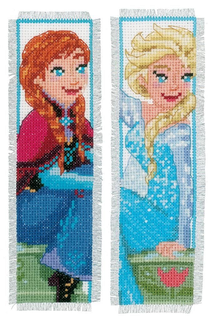 Vervaco Cross Stitch Bookmark Kit Disney Moana (Set of 2) 2.4 x 8 