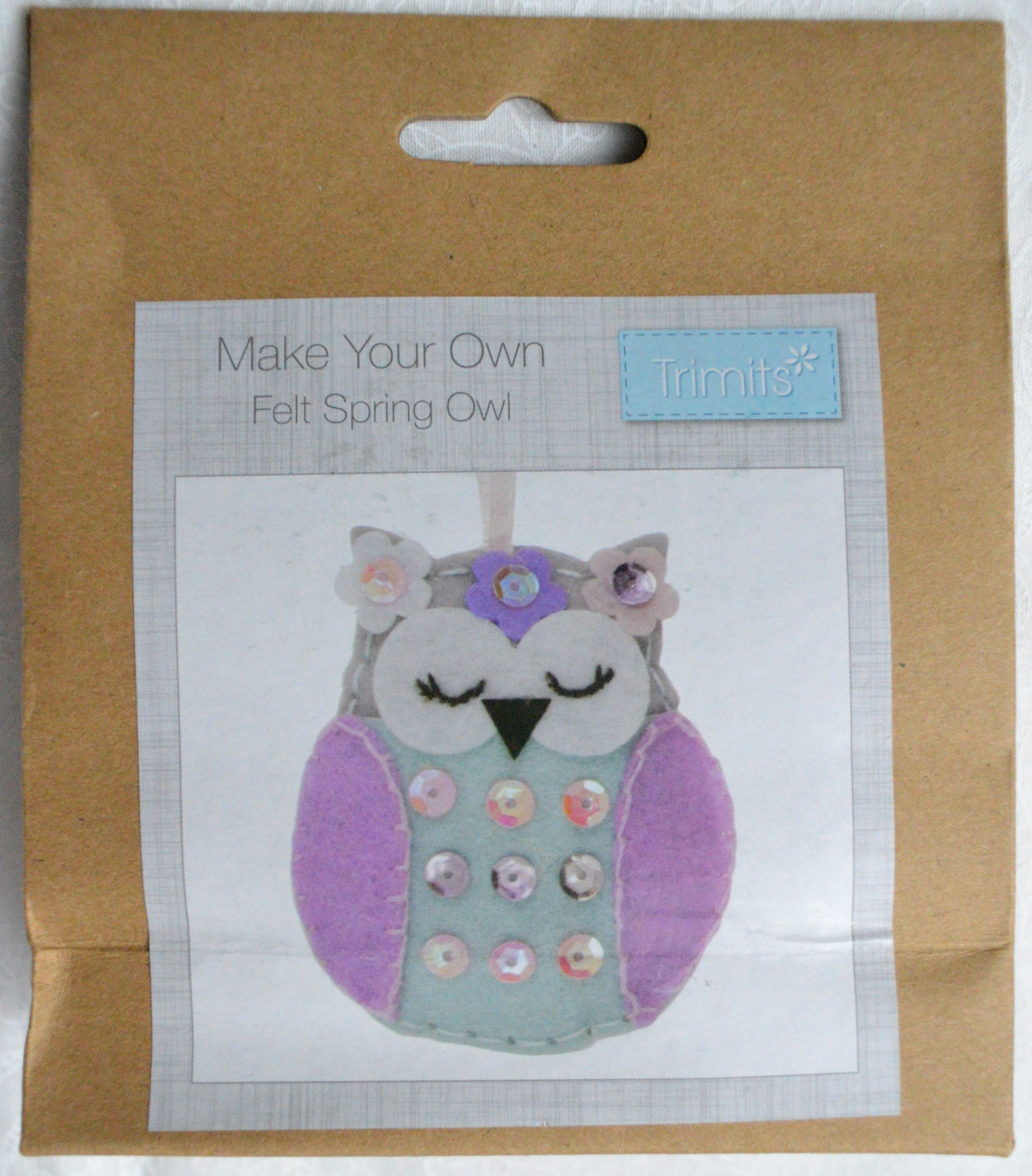 Craft Kit Diy Make Your Own Felt Owl Felt Decorations